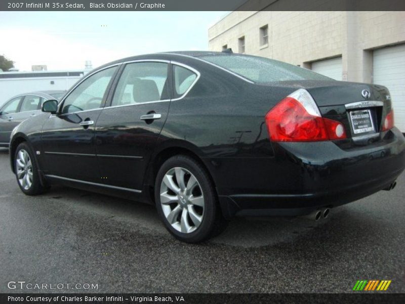 Black Obsidian / Graphite 2007 Infiniti M 35x Sedan