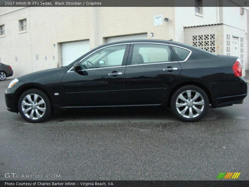 Black Obsidian / Graphite 2007 Infiniti M 35x Sedan