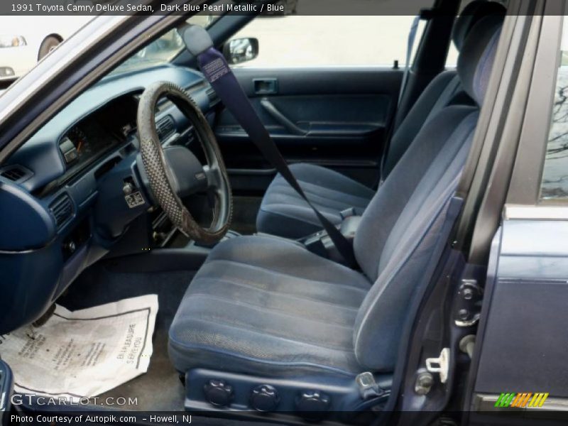  1991 Camry Deluxe Sedan Blue Interior