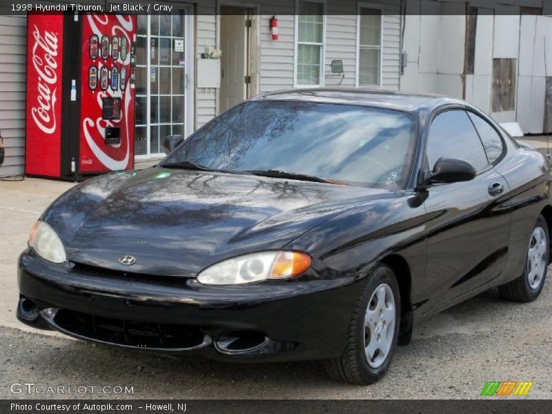 Jet Black / Gray 1998 Hyundai Tiburon