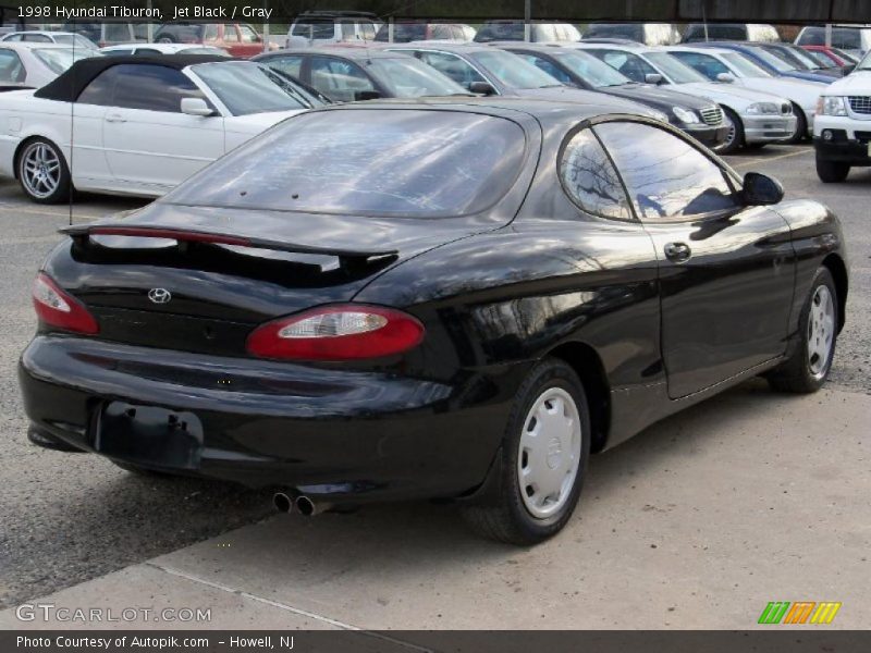 Jet Black / Gray 1998 Hyundai Tiburon