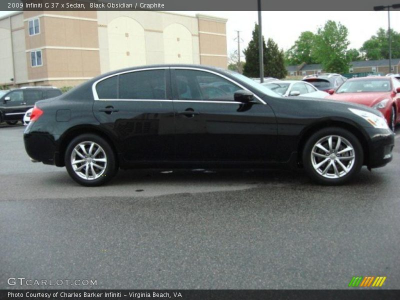 Black Obsidian / Graphite 2009 Infiniti G 37 x Sedan