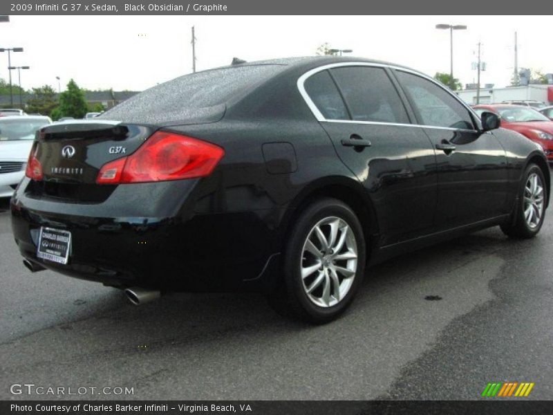 Black Obsidian / Graphite 2009 Infiniti G 37 x Sedan