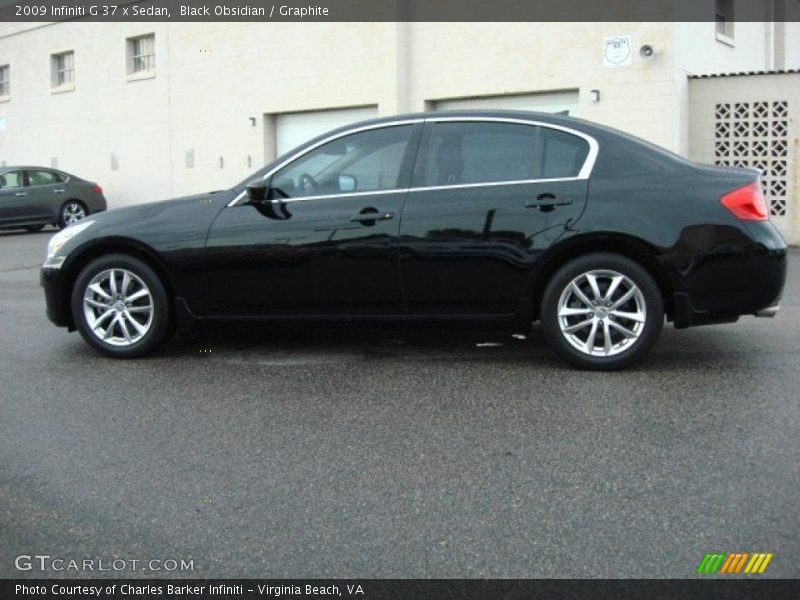 Black Obsidian / Graphite 2009 Infiniti G 37 x Sedan