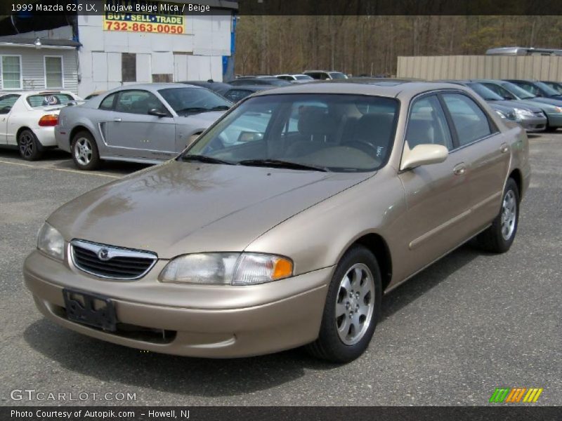 Mojave Beige Mica / Beige 1999 Mazda 626 LX