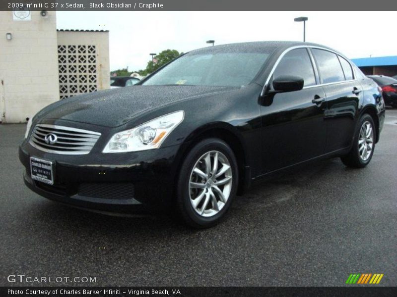 Black Obsidian / Graphite 2009 Infiniti G 37 x Sedan