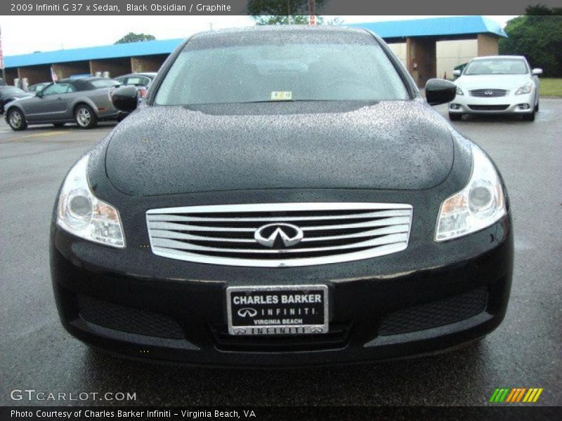 Black Obsidian / Graphite 2009 Infiniti G 37 x Sedan