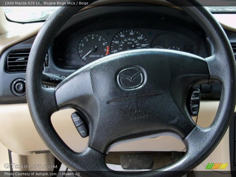 Mojave Beige Mica / Beige 1999 Mazda 626 LX