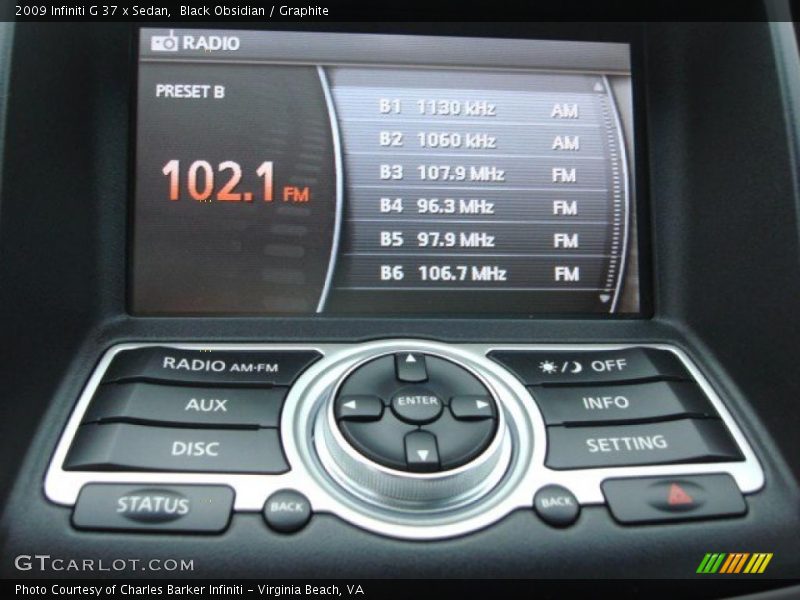 Black Obsidian / Graphite 2009 Infiniti G 37 x Sedan