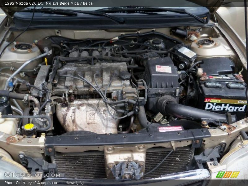 Mojave Beige Mica / Beige 1999 Mazda 626 LX