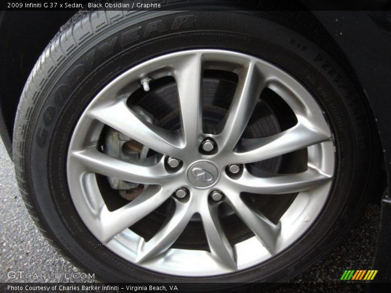 Black Obsidian / Graphite 2009 Infiniti G 37 x Sedan