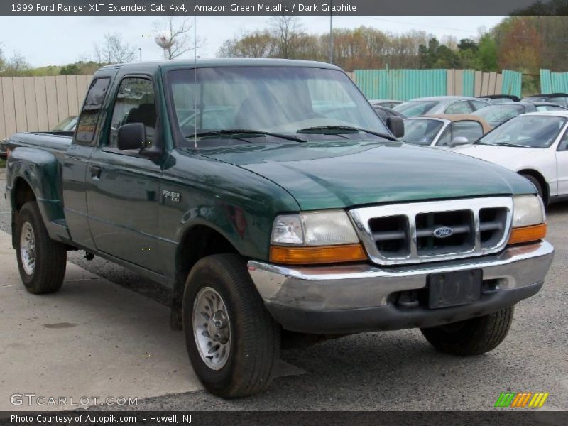 Amazon Green Metallic / Dark Graphite 1999 Ford Ranger XLT Extended Cab 4x4