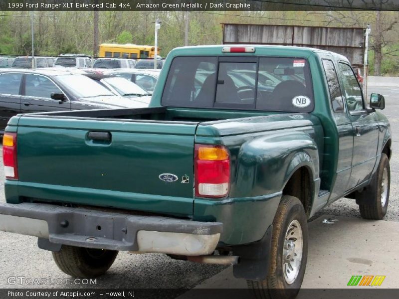 Amazon Green Metallic / Dark Graphite 1999 Ford Ranger XLT Extended Cab 4x4