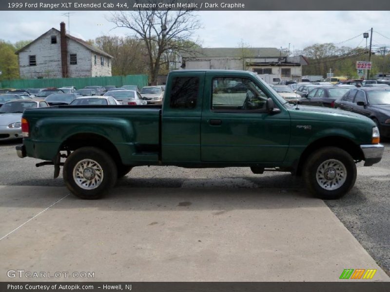 Amazon Green Metallic / Dark Graphite 1999 Ford Ranger XLT Extended Cab 4x4