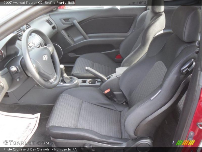  2007 Tiburon GS Black Interior