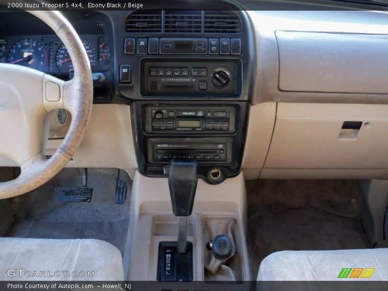 Controls of 2000 Trooper S 4x4