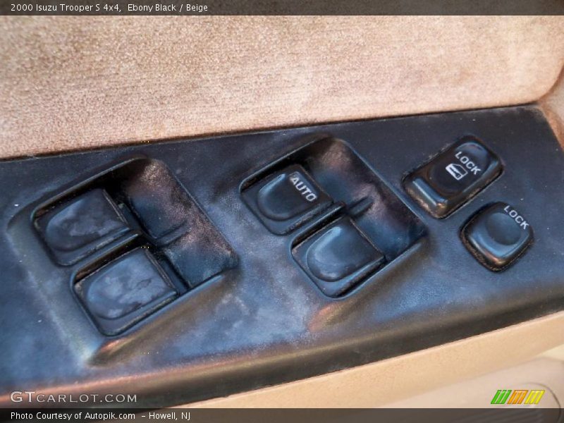 Controls of 2000 Trooper S 4x4