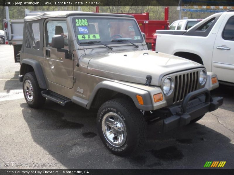 Light Khaki Metallic / Khaki 2006 Jeep Wrangler SE 4x4