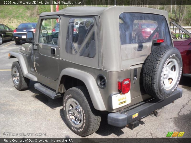 Light Khaki Metallic / Khaki 2006 Jeep Wrangler SE 4x4