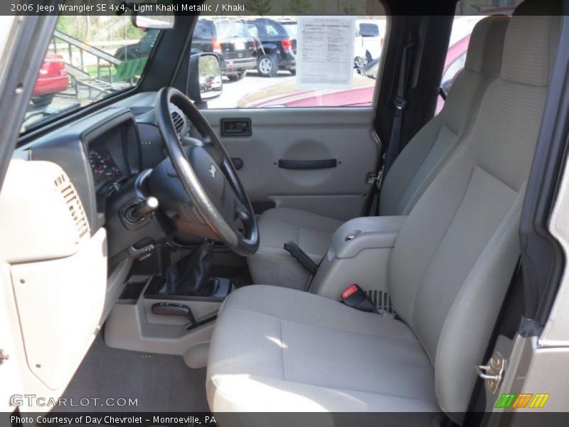 Light Khaki Metallic / Khaki 2006 Jeep Wrangler SE 4x4