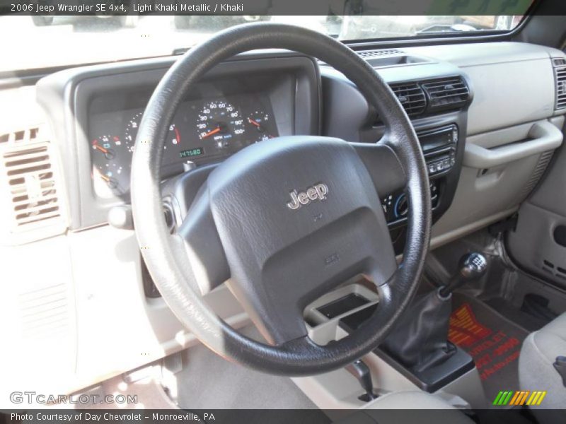 Light Khaki Metallic / Khaki 2006 Jeep Wrangler SE 4x4