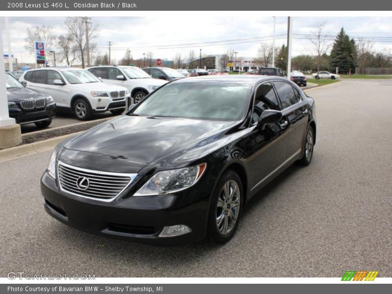 Obsidian Black / Black 2008 Lexus LS 460 L