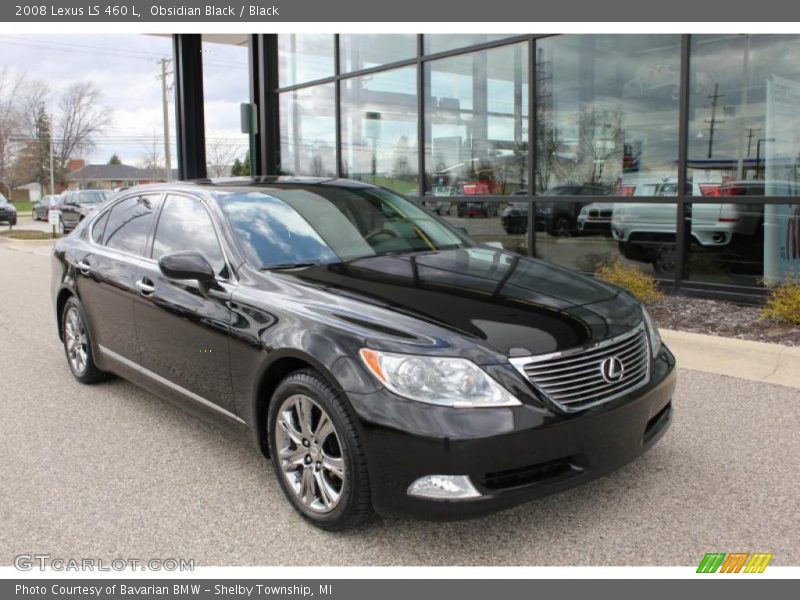 Obsidian Black / Black 2008 Lexus LS 460 L