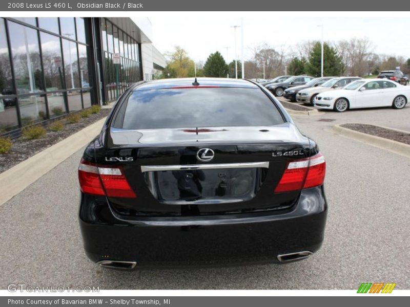 Obsidian Black / Black 2008 Lexus LS 460 L