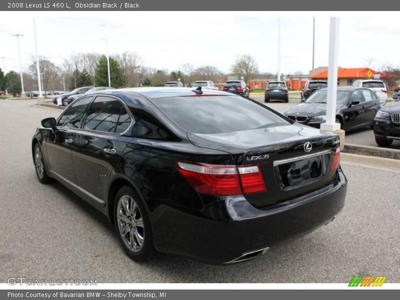 Obsidian Black / Black 2008 Lexus LS 460 L