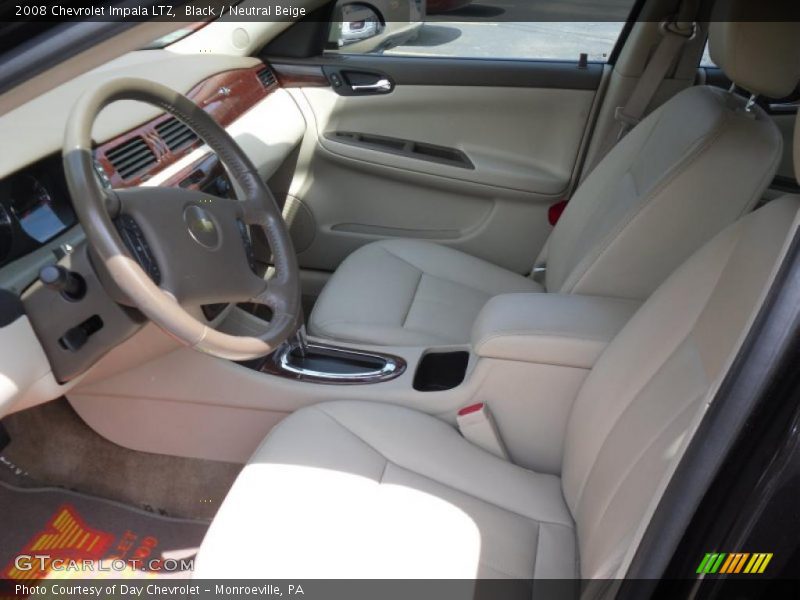 Black / Neutral Beige 2008 Chevrolet Impala LTZ