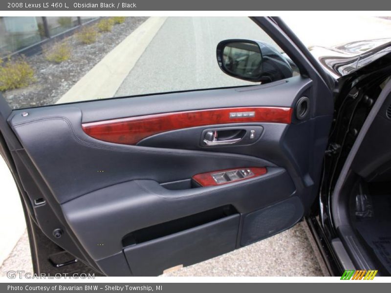 Obsidian Black / Black 2008 Lexus LS 460 L
