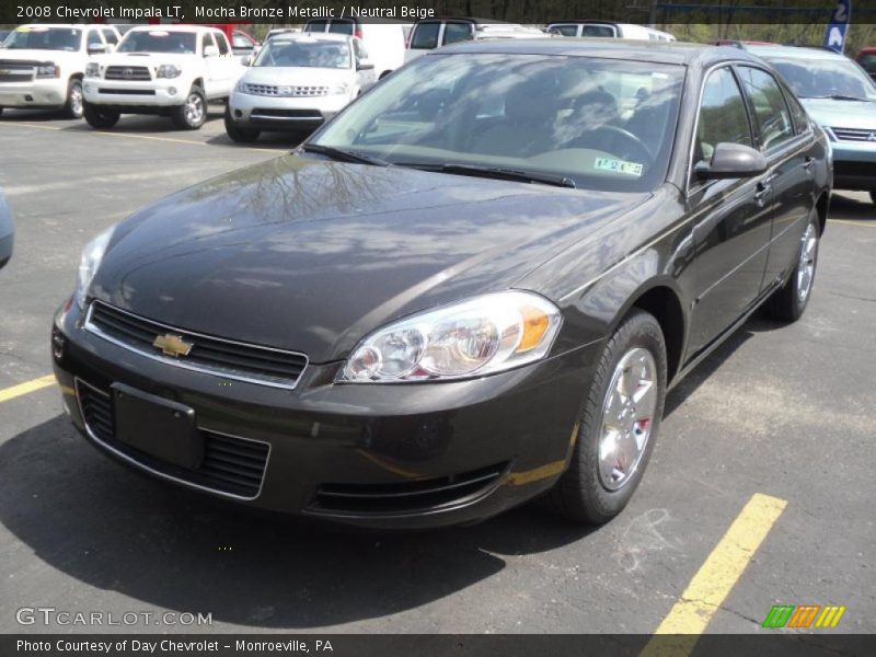 Mocha Bronze Metallic / Neutral Beige 2008 Chevrolet Impala LT