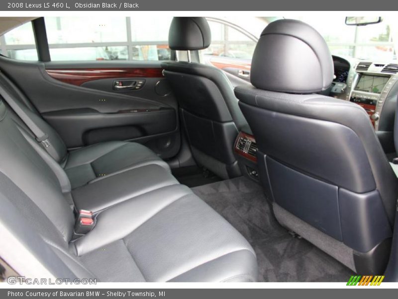 Obsidian Black / Black 2008 Lexus LS 460 L