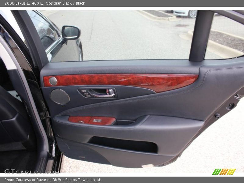 Obsidian Black / Black 2008 Lexus LS 460 L
