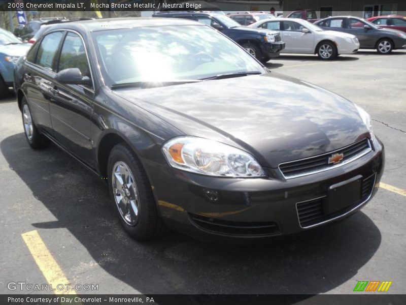 Mocha Bronze Metallic / Neutral Beige 2008 Chevrolet Impala LT