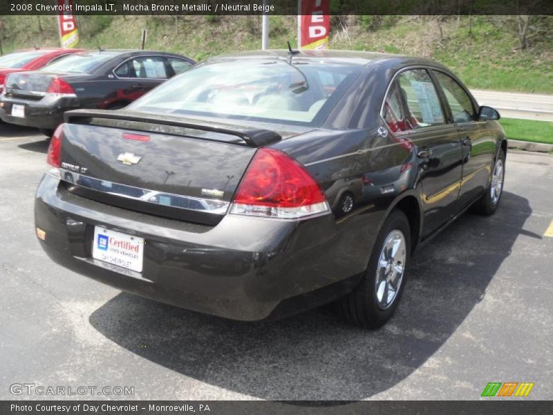 Mocha Bronze Metallic / Neutral Beige 2008 Chevrolet Impala LT