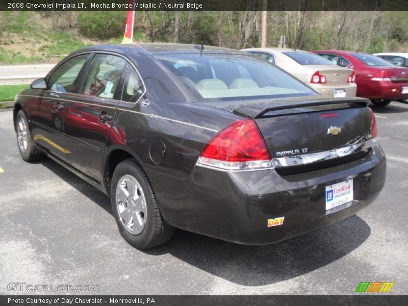 Mocha Bronze Metallic / Neutral Beige 2008 Chevrolet Impala LT