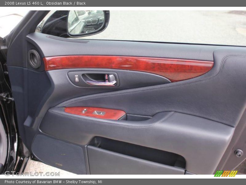 Obsidian Black / Black 2008 Lexus LS 460 L