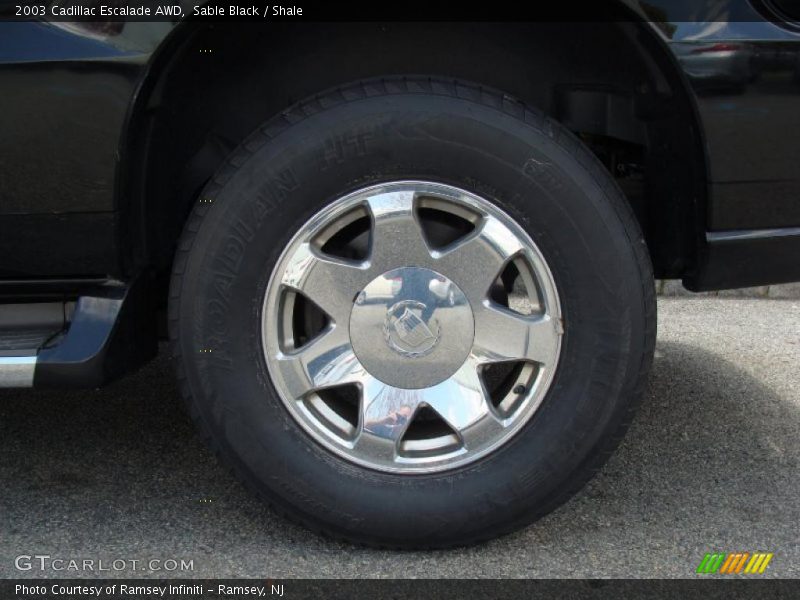 Sable Black / Shale 2003 Cadillac Escalade AWD