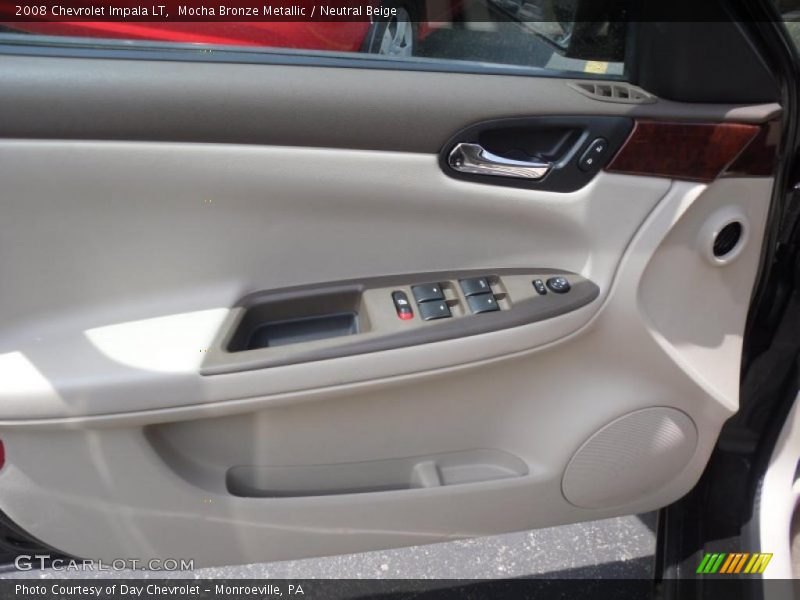Mocha Bronze Metallic / Neutral Beige 2008 Chevrolet Impala LT