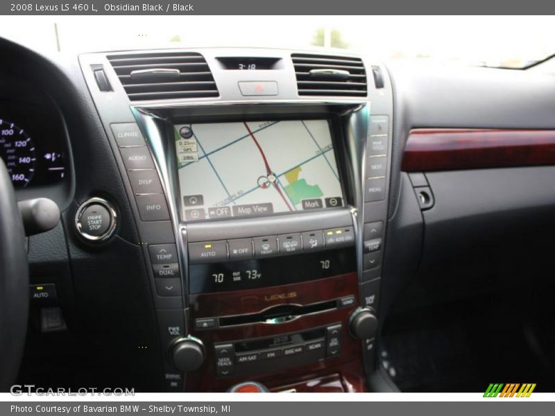 Obsidian Black / Black 2008 Lexus LS 460 L