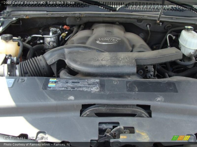 Sable Black / Shale 2003 Cadillac Escalade AWD