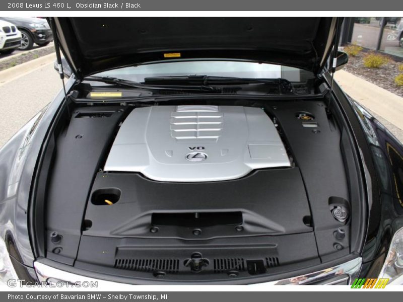 Obsidian Black / Black 2008 Lexus LS 460 L