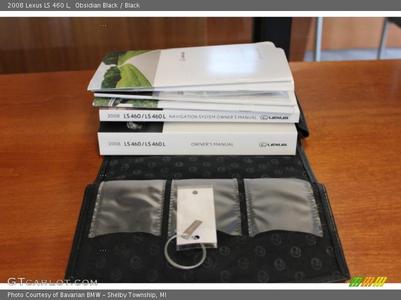 Obsidian Black / Black 2008 Lexus LS 460 L
