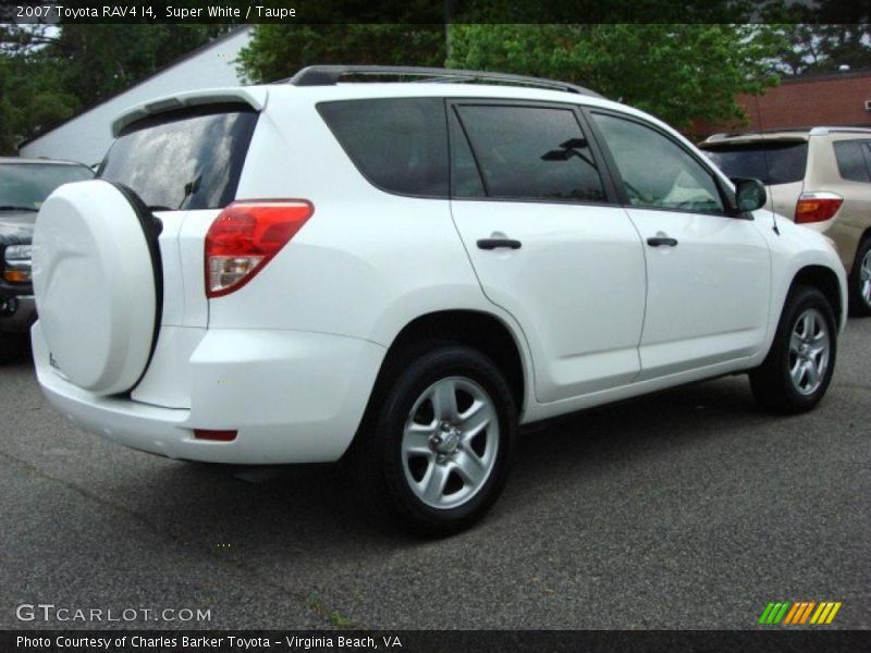 Super White / Taupe 2007 Toyota RAV4 I4