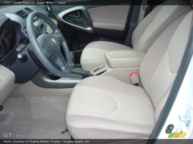 Super White / Taupe 2007 Toyota RAV4 I4