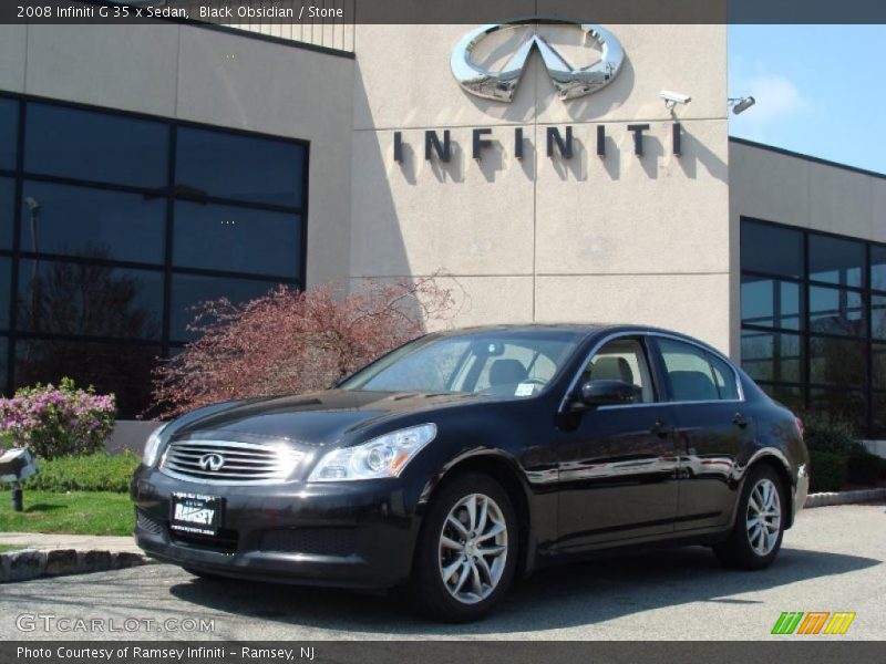 Black Obsidian / Stone 2008 Infiniti G 35 x Sedan