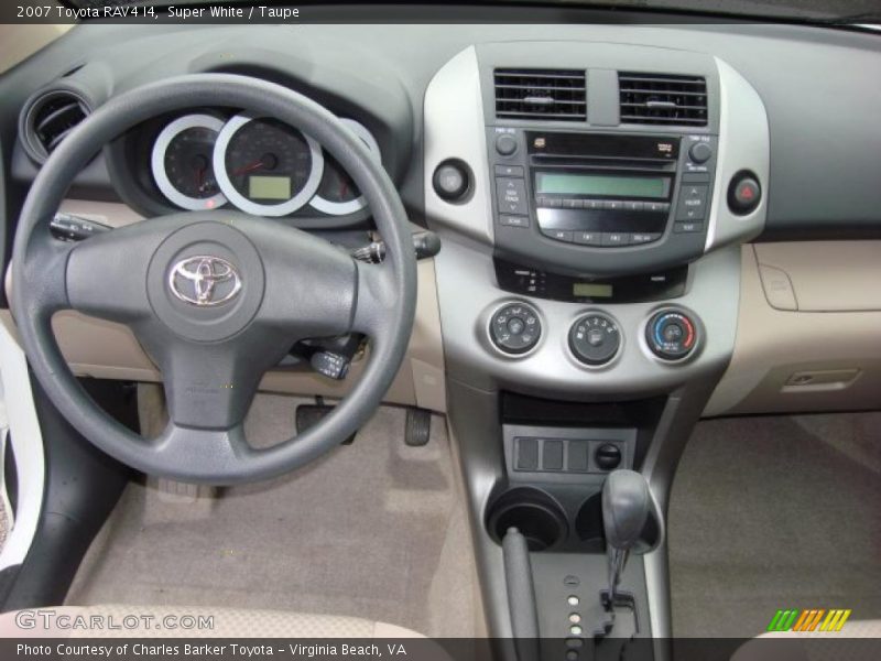 Super White / Taupe 2007 Toyota RAV4 I4