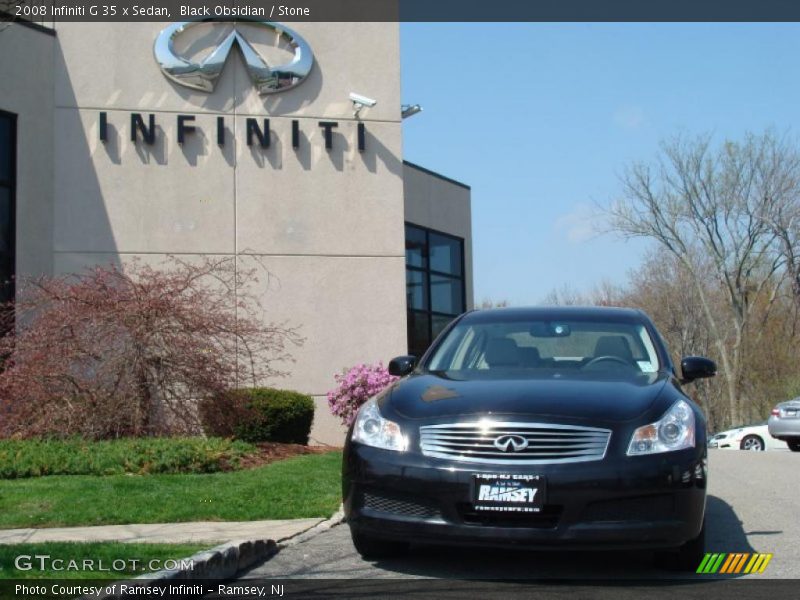 Black Obsidian / Stone 2008 Infiniti G 35 x Sedan