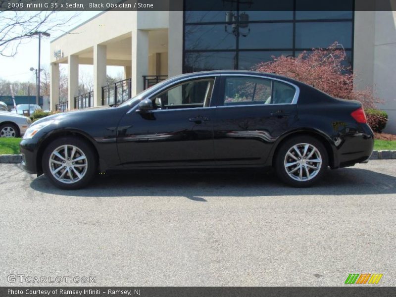 Black Obsidian / Stone 2008 Infiniti G 35 x Sedan